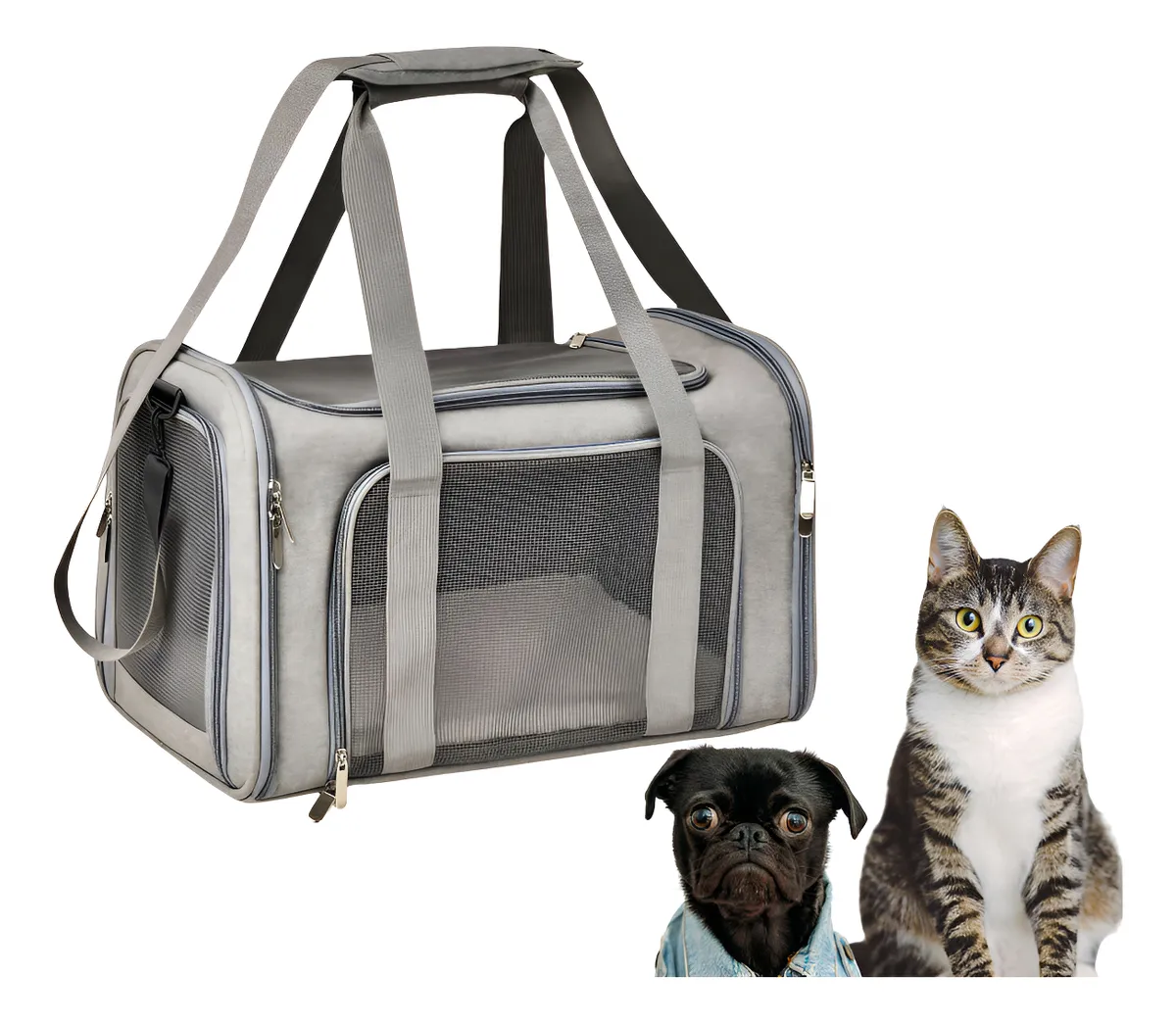 Bolsa De Transporte Pet Viagem Para Cabine Avião