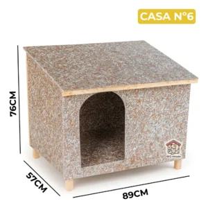 Casa Cachorro Casinha N6 Ecológica Edícula Pet Médio Grande