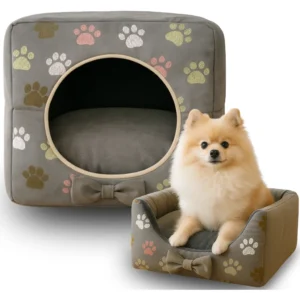 Caminha Toca Iglu Grande Para Cachorro E Gato Casa Cama Luxo