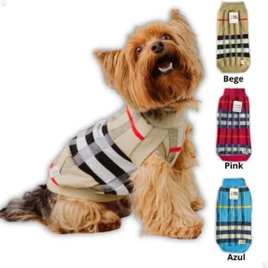 Roupa Cachorros Inverno Tricot Luxo Quentinho Tamanho 1 Ao 5