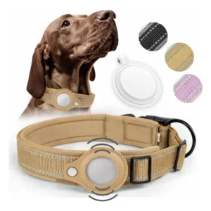 Kit Coleira Cachorro Com Rastreador Compatível Apple iPhone