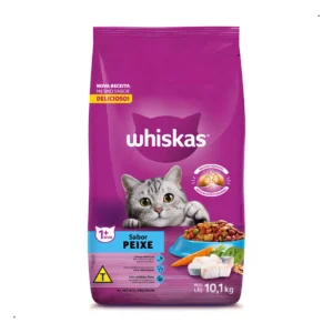 Ração Whiskas para Gatos Adultos Peixe 10,1kg
