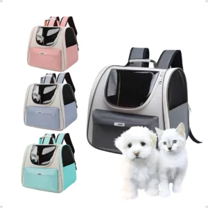 Mochila Pet Bolsa De Transporte Avião Para Cães E Gatos Luxo
