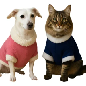 Roupa Quentinha Cachorro Inverno Gato Modelo Ovelha P M G